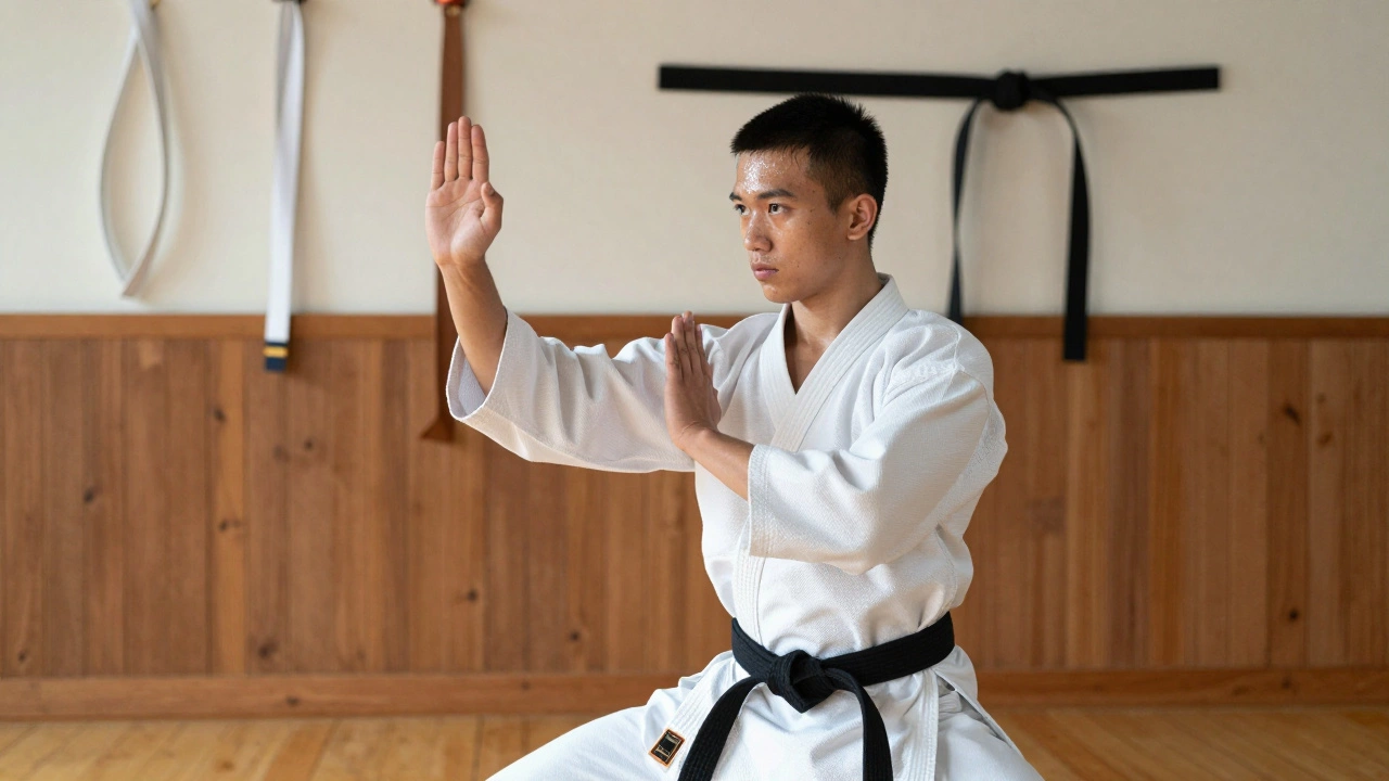 Сколько лет нужно заниматься карате, чтобы получить чёрный пояс?