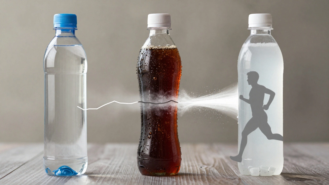 Три напитка и их влияние на выносливость бегуна.
